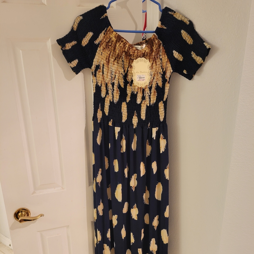 Blue/Yellow Dress
